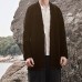 Mens Ethnic Style Loose Drawstring Casual Knit Cardigans Coats Mens Ethnic Style Loose Drawstring Casual Knit Cardigans Coats