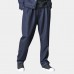 Mens Comfy Loose Breathable Elastic Waist Solid Color Cotton Jeans Pants Mens Comfy Loose Breathable Elastic Waist Solid Color Cotton Jeans Pants
