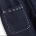 Mens Comfy Loose Breathable Elastic Waist Solid Color Cotton Jeans Pants Mens Comfy Loose Breathable Elastic Waist Solid Color Cotton Jeans Pants