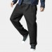 Mens Comfy Loose Breathable Elastic Waist Solid Color Cotton Jeans Pants Mens Comfy Loose Breathable Elastic Waist Solid Color Cotton Jeans Pants