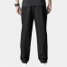 Mens Comfy Loose Breathable Elastic Waist Solid Color Cotton Jeans Pants Mens Comfy Loose Breathable Elastic Waist Solid Color Cotton Jeans Pants