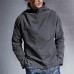 Mens Casual High Collar Fit Solid Color Long Sleeve T-shirts Mens Casual High Collar Fit Solid Color Long Sleeve T-shirts