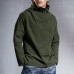 Mens Casual High Collar Fit Solid Color Long Sleeve T-shirts Mens Casual High Collar Fit Solid Color Long Sleeve T-shirts