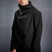 Mens Casual High Collar Fit Solid Color Long Sleeve T-shirts Mens Casual High Collar Fit Solid Color Long Sleeve T-shirts