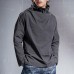 Mens Casual High Collar Fit Solid Color Long Sleeve T-shirts Mens Casual High Collar Fit Solid Color Long Sleeve T-shirts