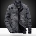 Mens Winter Vintage Stylish Stand Collar Fleece Lining Warm Denim Jacket Mens Winter Vintage Stylish Stand Collar Fleece Lining Warm Denim Jacket