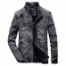 Mens Winter Vintage Stylish Stand Collar Fleece Lining Warm Denim Jacket Mens Winter Vintage Stylish Stand Collar Fleece Lining Warm Denim Jacket