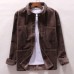 Mens Corduroy Winter Loose Button Fly Thick Warm Vintage Long Sleeve Coats Mens Corduroy Winter Loose Button Fly Thick Warm Vintage Long Sleeve Coats