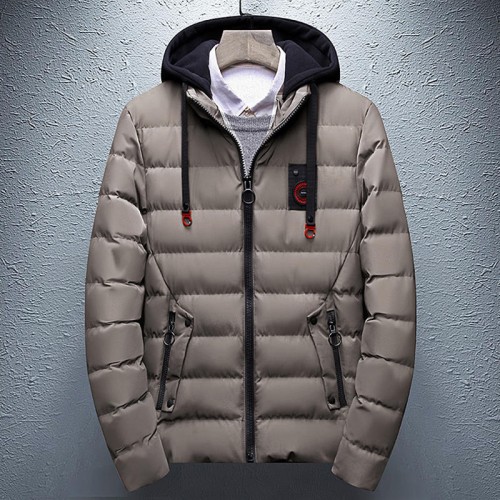 Mens Thick Warm Winter Hooded Padded Jacket Mens Thick Warm Winter Hooded Padded Jacket