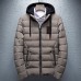 Mens Thick Warm Winter Hooded Padded Jacket Mens Thick Warm Winter Hooded Padded Jacket