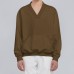 Men V-Neck Solid Color Pockets Pullovers Men V-Neck Solid Color Pockets Pullovers